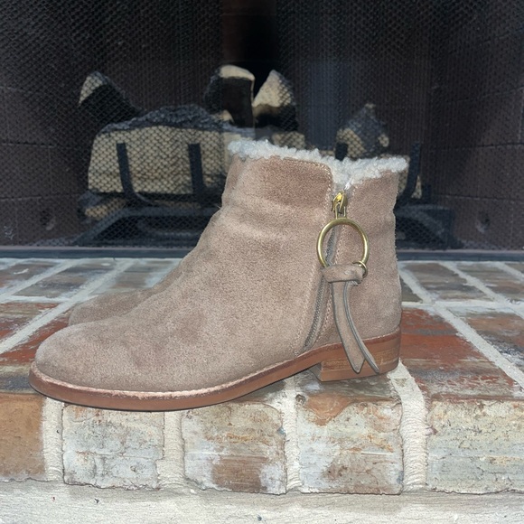 See by Chloe Louise suede Shearling lined Ankle Boots - Picture 8 of 14